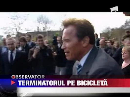 "Terminatorul" pe bicicleta