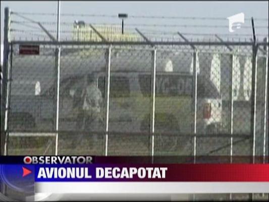 Avion aterizat de urgenta in SUA