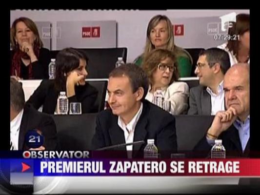 Premierul spaniol, Zapatero, se retrage