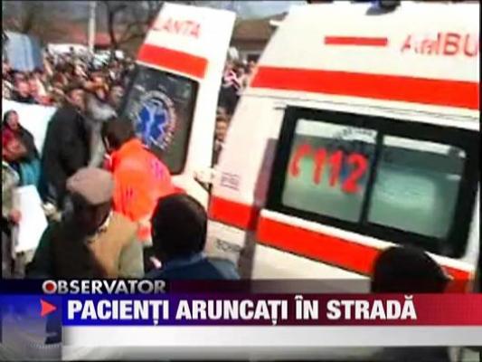 Au incercat sa blocheze evacuarea bolnavilor