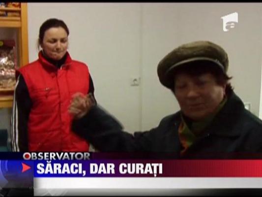 Romanii, saraci, dar curati