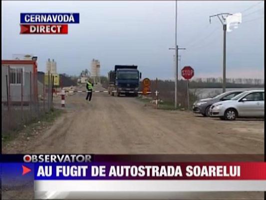 Francezii au fugit de pe Autostrada Soarelui