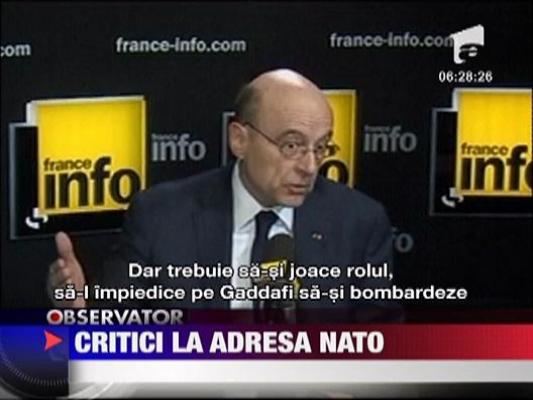 Franta si Marea Britanie sunt nemultumite de operatiunea NATO din Libia