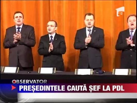 Presedintele cauta sef la PDL