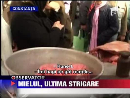 Aglomeratie la carnea de miel