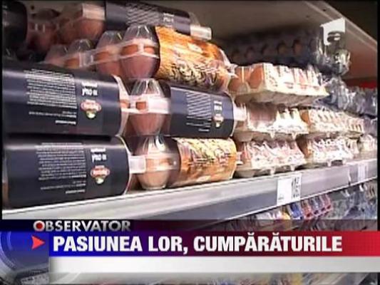 Pasiunea romanilor, cumparaturile