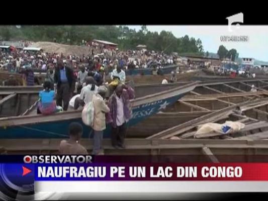 Naufragiu pe un lac din Congo