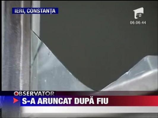 O mama s-a aruncat pe geam pentru a-si salva fiul