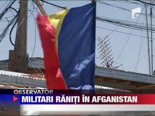 Militari romani raniti in Afganistan