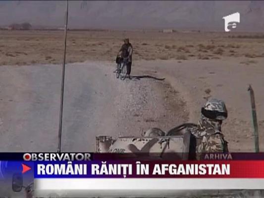 Militari romani raniti in Afganistan