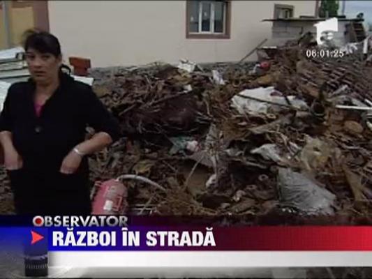 Bataie cu bate si pietre intre doua clanuri din Buftea ‎