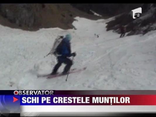 Schi pe crestele muntilor