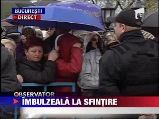 Imbulzeaza la sfintirea bisericii