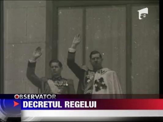 Decizia istorica a regelui Mihai