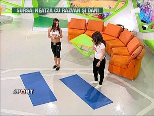 Prezentatoarea Evenimentelor zilei de la GSPTV Dorina Florea a aratat ca este in forma