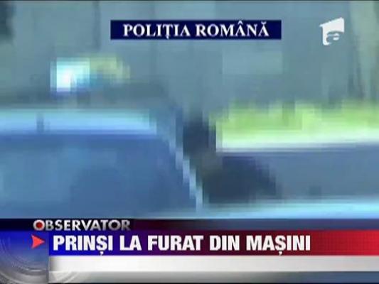 Prinsi la furat din masini