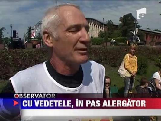 Cu vedetele, in pas alergator