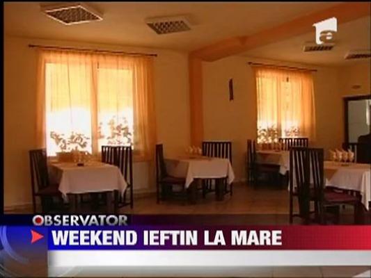 Weekend ieftin la mare