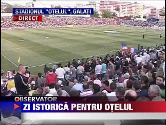 UPDATE / Galatiul e imbracat azi in culorile rosu, alb si albastru