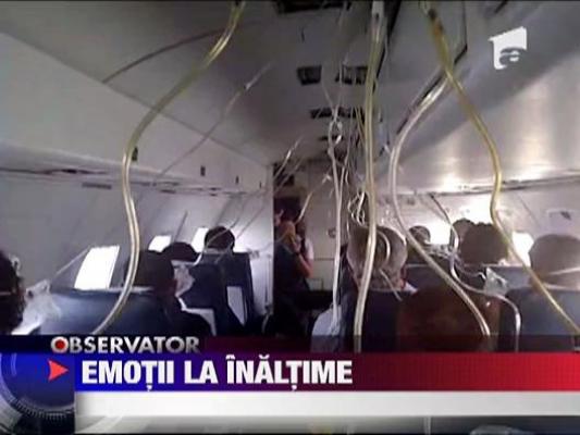 Emotii la intaltime! Avion Budapesta-Bucuresti depresurizat