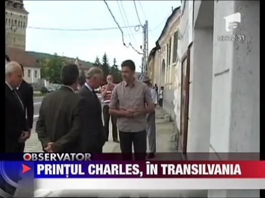 Printul Charles a sosit ieri in tara noastra