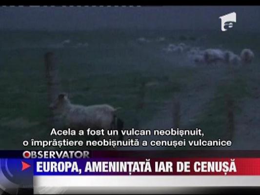 Un vulcan islandez a format iarasi un nor de cenusa