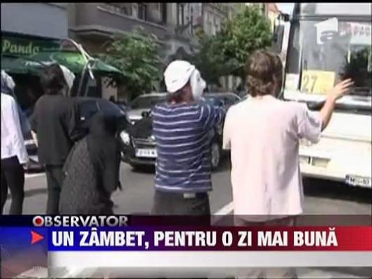 Studentii de la actorii din Targu Mures au facut oamenii sa rada