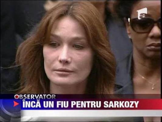 Sarkozy va avea inca un baiat