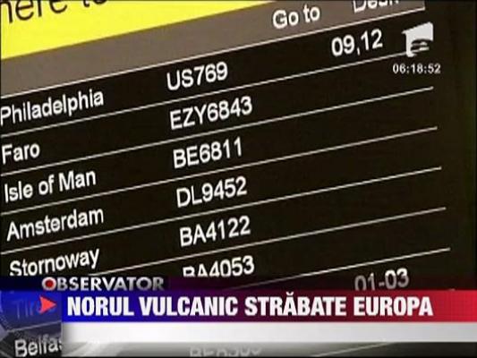 Norul vulcanic strabate Europa