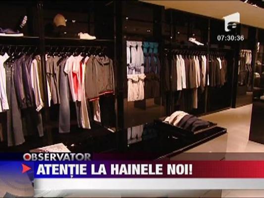 Sanatate: Atentie la hainele noi!