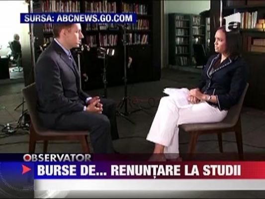 Platiti ca sa renunte la scoala