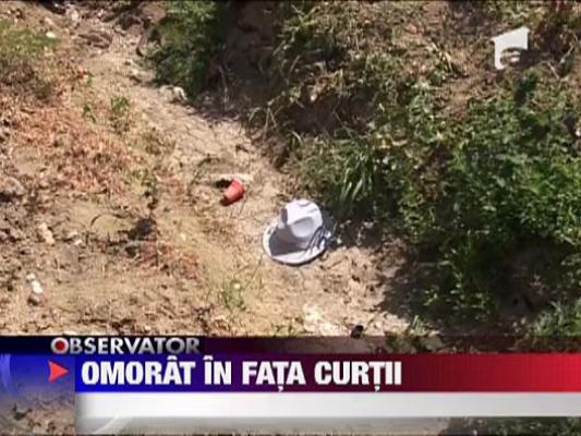 Omorat in fata curtii