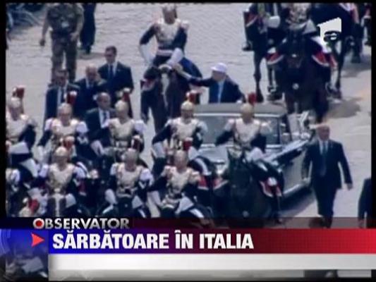 Italienii au celebrat cu fast cei 150 de ani de la unificarea tarii