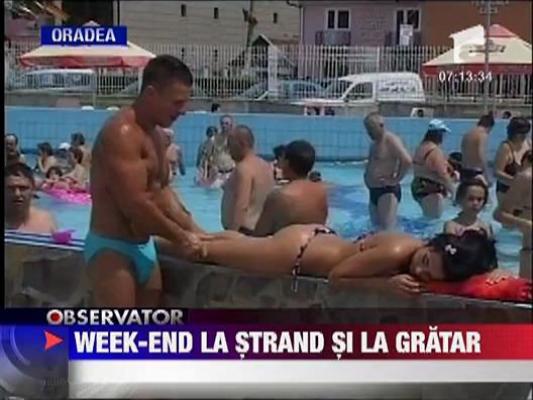 Week-end la strand si la gratar