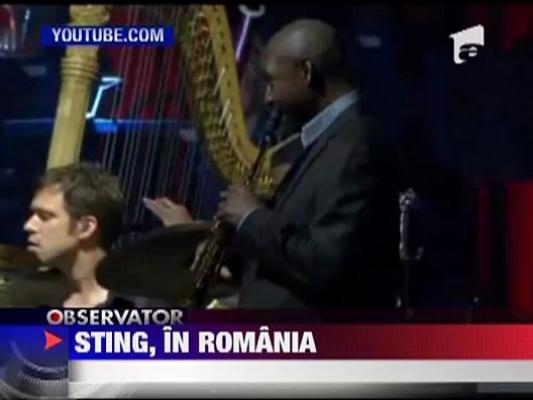 Sting este in Bucuresti