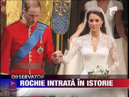 Rochia lui Kate Middleton, piesa de muzeu