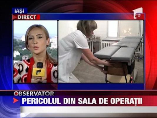 O masa de operatie a cedat in timpul operatiei