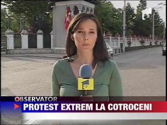 Doi barbati au incercat sa se sinucida la Palatul Cotroceni