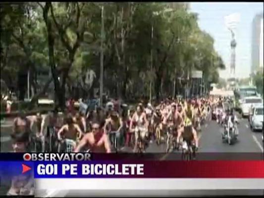 Protest inedit in Mexic: Mars ciclist nud