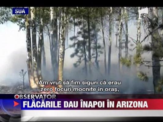 Flacarile dau inapoi in Arizona