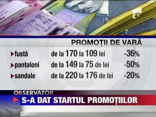 S-a dat startul promotiilor