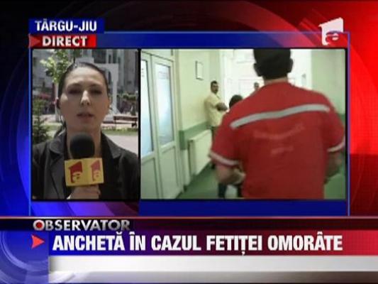 Ancheta in cazul fetitei omorate din greseala in Gorj