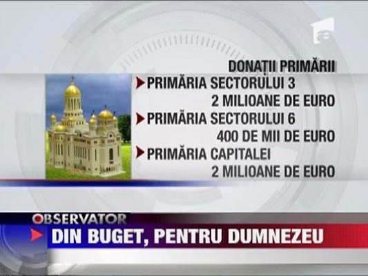 Bucurestenii finanteaza fara voie Catedrala Mantuirii Neamului