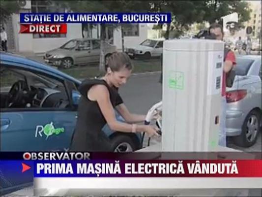 Prima pompa de curent pentru masinile electrice din Romani