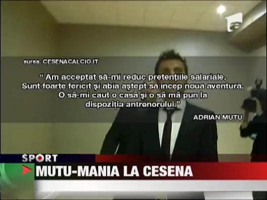 E nebunie mare la Cesena dupa transferul lui Mutu de la Fiorentina