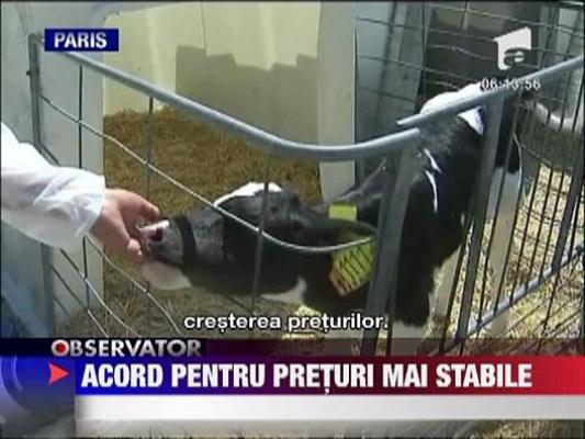 Acord prentru preturi stabile