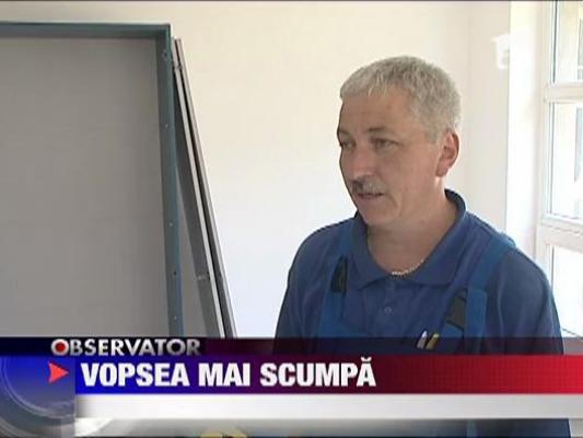 Se scumpesc vopselele si lacurile