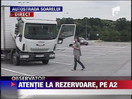 Grup specializat in furturi din TIR-uri, prins pe Autostrada Soarelui