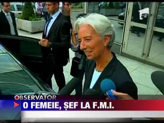 Noul director general al FMI, Christine Lagarde, a fost vedeta ultimei sedinte de Guvern