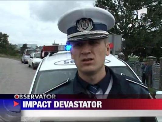 A ajuns la spital mai mult mort din cauza vitezei